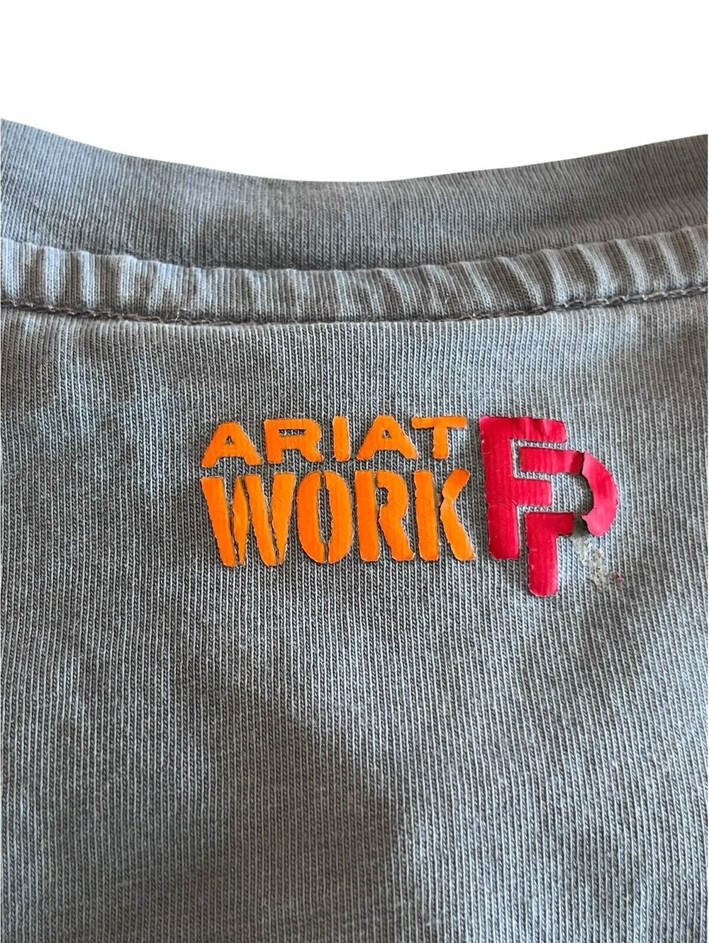 Ariat FR CAT 2 Henley T Shirt Large Pocket Long Sleeve Flame Resistant Blue - Picture 4 of 8